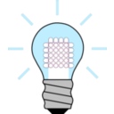 download Light Bulb Led On clipart image with 135 hue color