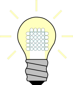 Light Bulb Led On