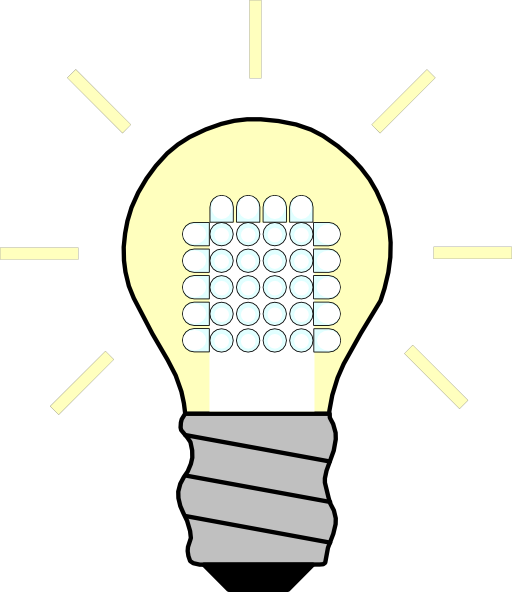 Light Bulb Led On