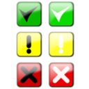 download Status Icons clipart image with 0 hue color