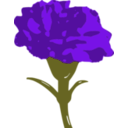 download Carnation clipart image with 270 hue color