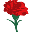 download Carnation clipart image with 0 hue color
