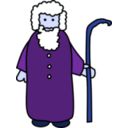 download Shepherd clipart image with 180 hue color