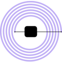 download Hf Rfid Tag clipart image with 225 hue color