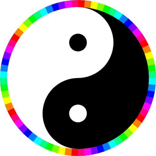 Rainbow Around Yinyang