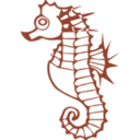 download Seahorse clipart image with 135 hue color