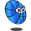 download Pretty Basketball clipart image with 180 hue color