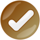 download Ok Button clipart image with 270 hue color