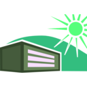 download Sunny House clipart image with 90 hue color