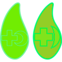 download Donors Badge clipart image with 90 hue color