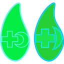 download Donors Badge clipart image with 135 hue color