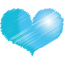 download Red Heart clipart image with 225 hue color