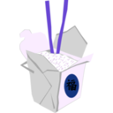 download Chinese Take Out Box clipart image with 225 hue color