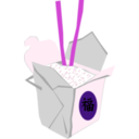 download Chinese Take Out Box clipart image with 270 hue color