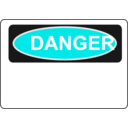 download Danger Blank clipart image with 180 hue color