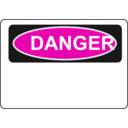 download Danger Blank clipart image with 315 hue color