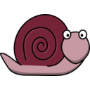 download Snail clipart image with 315 hue color