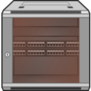 download Wall Mounted Network Rack clipart image with 135 hue color