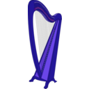 download Harp 1 clipart image with 225 hue color