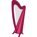 download Harp 1 clipart image with 315 hue color