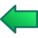 download Green Arrows Set clipart image with 45 hue color