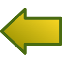 download Green Arrows Set clipart image with 315 hue color