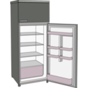 download Frigorifero Refrigerator clipart image with 135 hue color