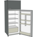 download Frigorifero Refrigerator clipart image with 225 hue color