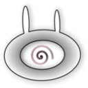 download Evil Bunny Eye clipart image with 135 hue color