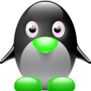 download Little Penguin clipart image with 90 hue color