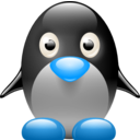 download Little Penguin clipart image with 180 hue color