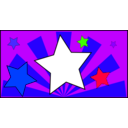 download The Star clipart image with 225 hue color