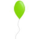 download Red Balloon clipart image with 90 hue color
