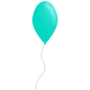 download Red Balloon clipart image with 180 hue color