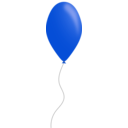 download Red Balloon clipart image with 225 hue color