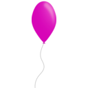 download Red Balloon clipart image with 315 hue color