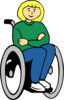 Girl In Wheelchair