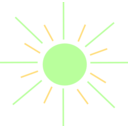 download Sun clipart image with 45 hue color