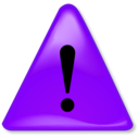 download Warning Notification clipart image with 225 hue color