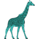 download Giraffe clipart image with 135 hue color