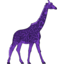 download Giraffe clipart image with 225 hue color