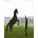 download Horsemanship clipart image with 45 hue color