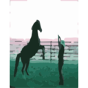 download Horsemanship clipart image with 135 hue color