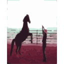 download Horsemanship clipart image with 315 hue color