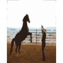 download Horsemanship clipart image with 0 hue color