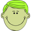 download Man Face Cartoon clipart image with 45 hue color