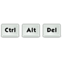 download Ctrl Alt Delete clipart image with 45 hue color