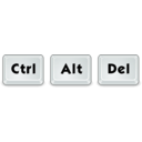 download Ctrl Alt Delete clipart image with 90 hue color