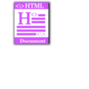 download Html File Icon clipart image with 45 hue color