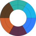 download Goethes Color Wheel Old clipart image with 180 hue color